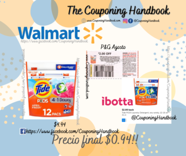 Tide Pods $0.94 en Walmart