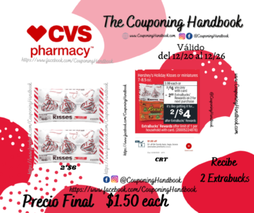 Hershey’s  Kisses a $1.50