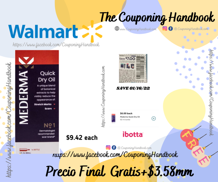 Mederma Quick Dry Oil Scar & Stretch Mark Treatment, 2.02 oz Gratis