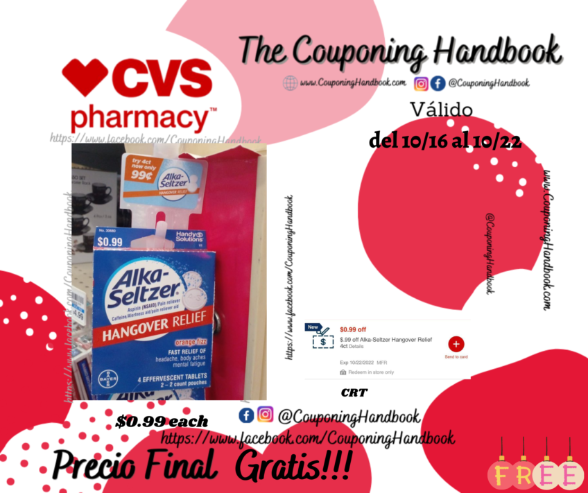 Alka-Seltzer Hangover Relief Gratis