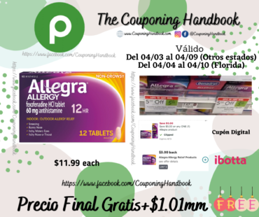 Allegra Allergy Relief, Indoor/Outdoor, 60 mg, 12 Tablets Gratis