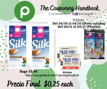 Silk Almondmilk por $0.25