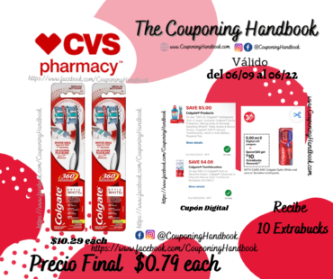 Colgate 360 Advanced Optic White Toothbrush, Medium Bristle por $0.79