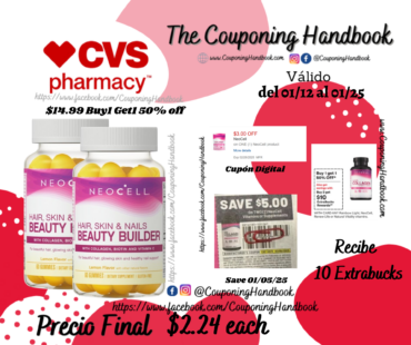 NeoCell Hair, Skin & Nails Beauty Builder, Collagen, Biotin, Vitamin C, Lemon Flavor, 60 Gummies por $2.24