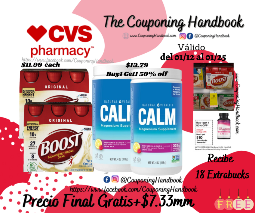 02 Boost Drink y 02 Calm Magnesium Gratis