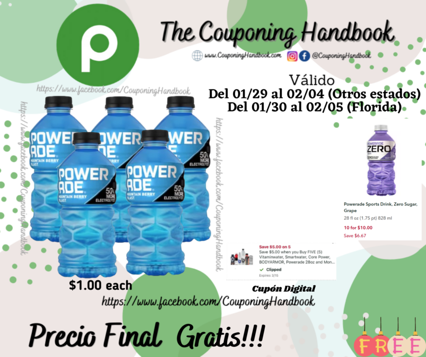 05 Powerade Sports Drink Gratis