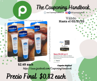 Vaseline Lip Therapy, Advance Healing por $0.82