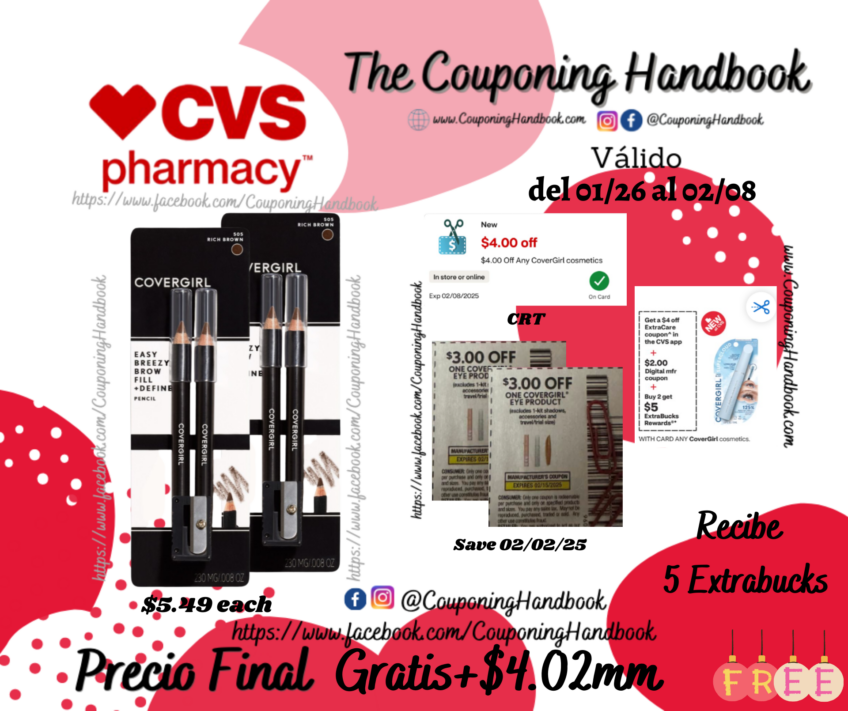 02 CoverGirl Brow & Eyemakers Eyeliner Gratis