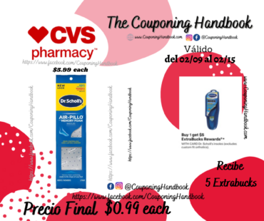 Dr. Scholl’s® Air-Pillo® with Memory Foam Insoles, 1 Pair por $0.99