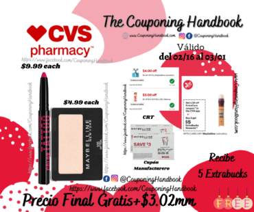 02 Productos Maybelline Gratis