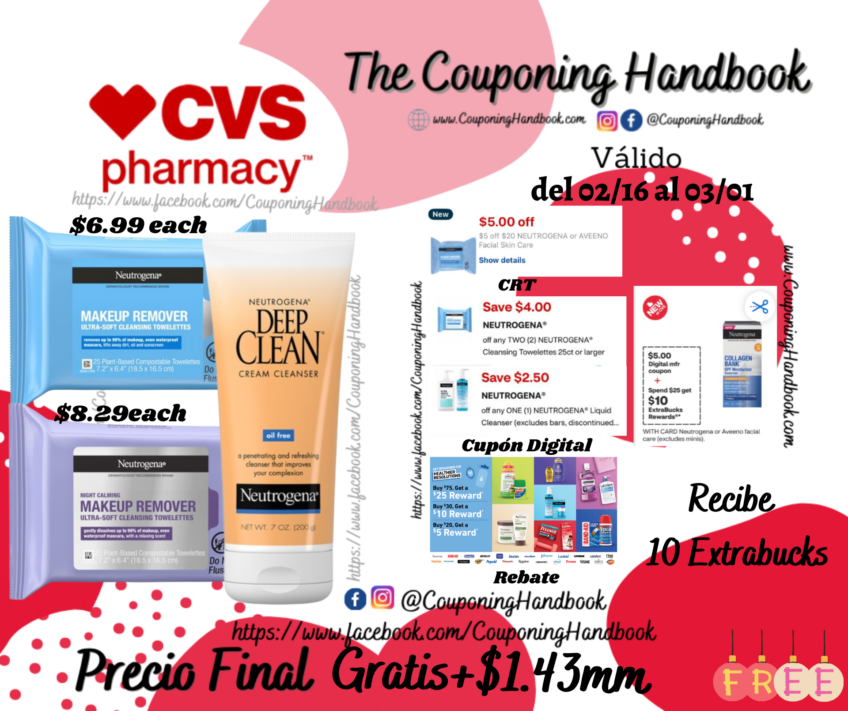 03 Productos Neutrogena Gratis