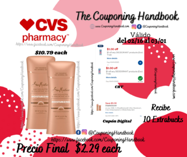 SheaMoisture Moisturizing Antiperspirant & Deodorant Stick, 2.6 OZ por $2.29