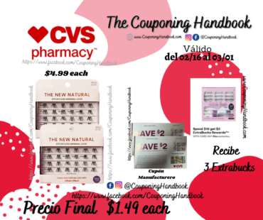 KISS The New Natural False Lash Trio, Noir por $1.49