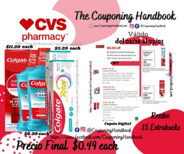 05 Productos Colgate por $2.45