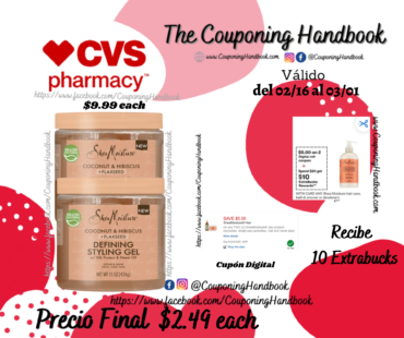 SheaMoisture Coconut & Hibiscus Defining Styling Gel por $2.49