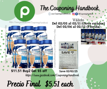 Ensure Nutrition Shake Original por $5.51