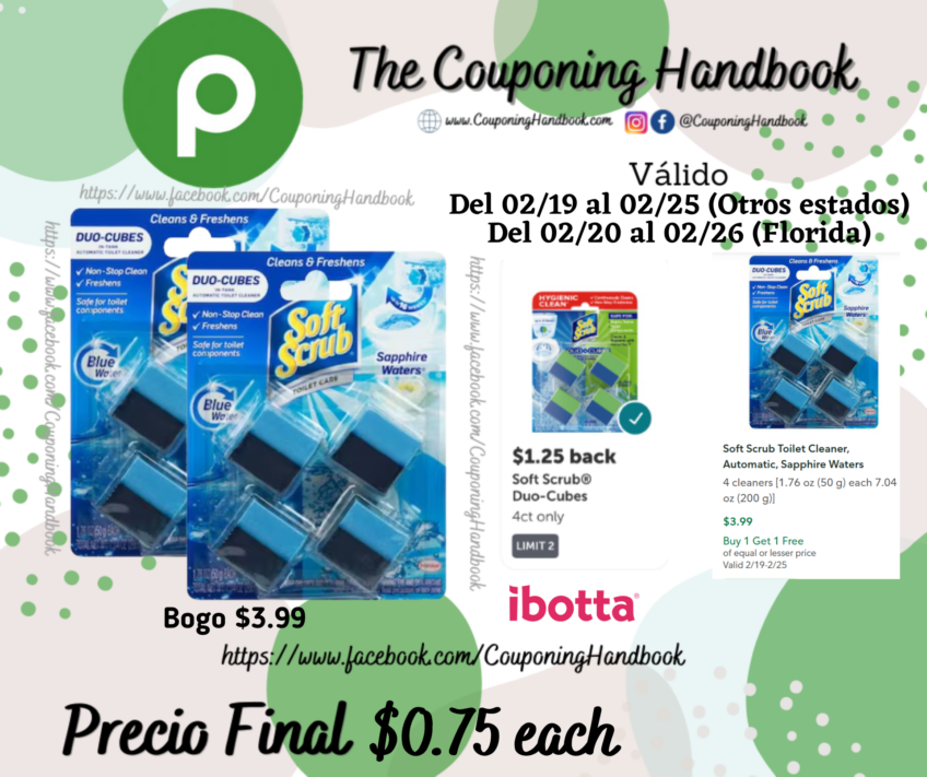 Soft Scrub Toilet Cleaner, Automatic por $0.75