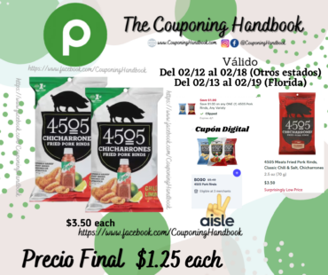 4505 Meats Fried Pork Rinds por $1.25