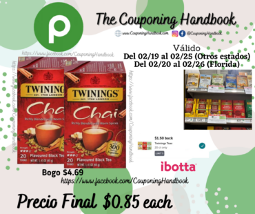 Twinings Tea por $0.85