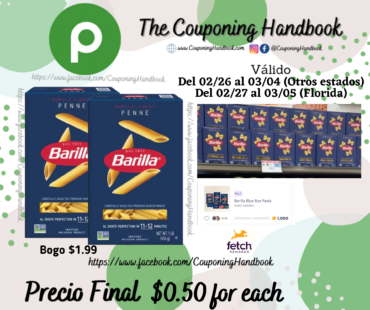 Barilla Non-GMO Pasta por $0.50