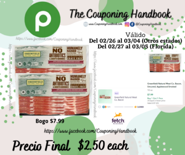 Greenfield Natural Meat Co. Bacon, Uncured, Applewood Smoked por $2.50