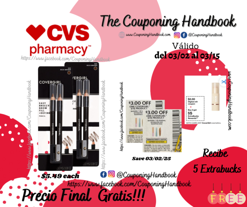 02 CoverGirl Brow & Eyemakers Eyeliner Gratis