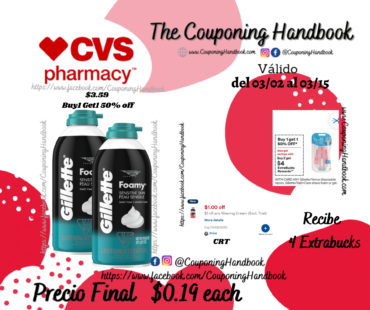 Gillette Foamy Shave Foam por $0.19