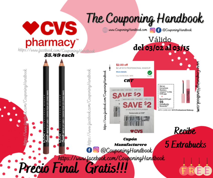 02 NYX Professional Makeup Slim Lip Pencil Gratis