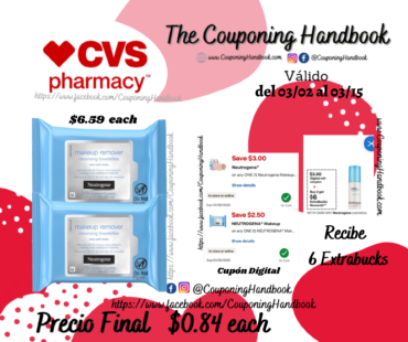 Neutrogena Makeup Remover Facial Cleansing Towelettes & Wipes, 21CT por $0.84