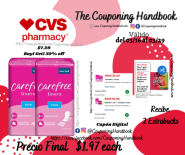 Carefree Acti-Fresh Long Panty Liners, 92 CT por $1.97