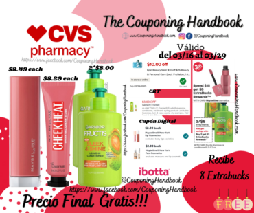 02 Productos Maybelline y 02 Productos Garnier Fructis Gratis!!!