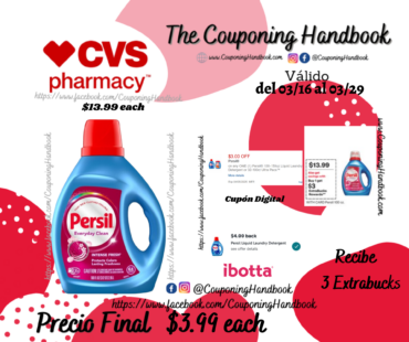 Persil ProClean Liquid Laundry Detergent, Intense Fresh, 64 loads, 100 oz por $3.99