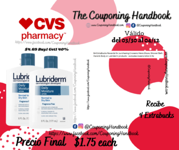 Lubriderm Daily Moisture Lotion, Fragrance-Free, 6 Ounces por $1.75