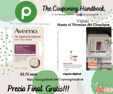 Aveeno Anti-Itch Cream, Maximum Strength Formula 1 oz Gratis