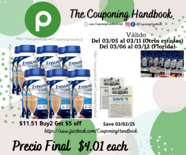 Ensure Nutrition Shake Original por $4.01