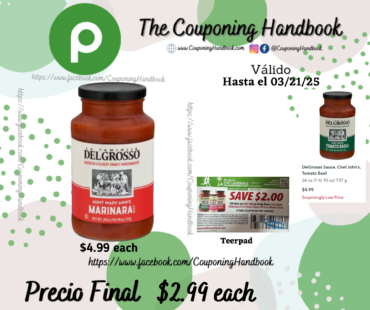 DelGrosso Sauce por $2.99