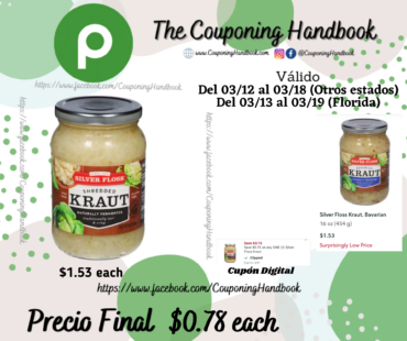 Silver Floss Kraut, Shredded por $0.78