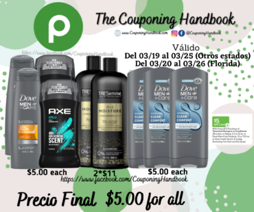 09 productos Personal Care por $5.00