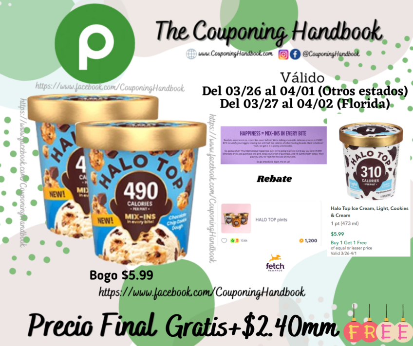 02 Halo Top Ice Cream Gratis mas Ganancia