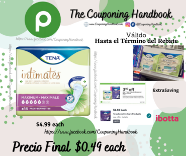 Tena Pads a $0.49