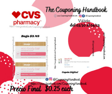 Raw Sugar Eco Bar Soap por $0.25