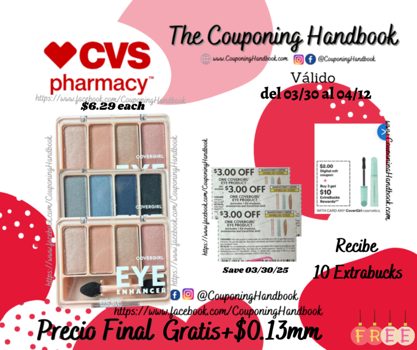 03 CoverGirl Eye Enhancers 4-Kit Eye Shadow Gratis