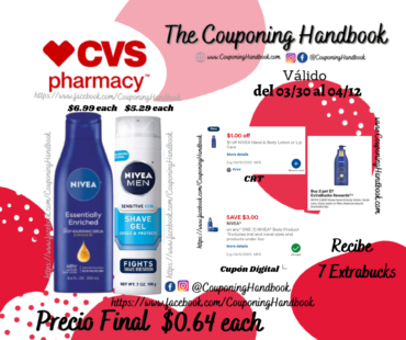 Productos Nivea por $0.64