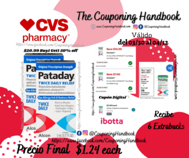 PATADAY Twice Daily Relief Eye Drops por $1.24