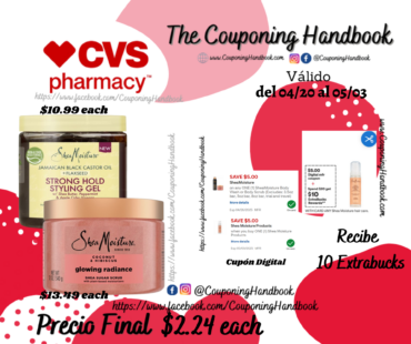 Productos SheaMoisture por $2.24