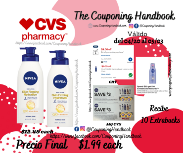 NIVEA Skin Firming Hydration Body Lotion, 16.9 OZ por $1.99