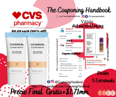 02 CoverGirl Clean Matte BB Cream, Fair Gratis