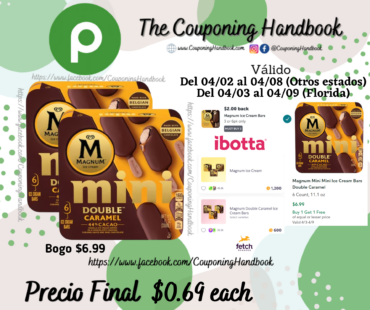 Magnum Mini Ice Cream Bars Double Caramel por $0.69