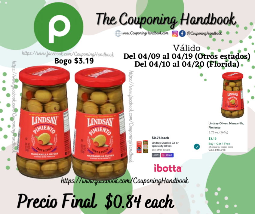 Lindsay Olives, Manzanilla, Pimiento por $0.84