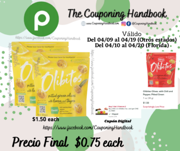 Olibites Olives, with Lemon and Thyme, Pitted Green por $0.75